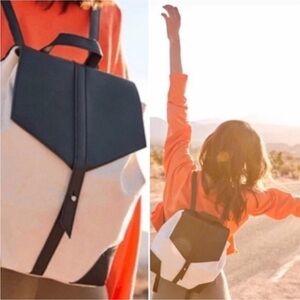 DEUX LUX DEMI BACKPAC Canvas Adjustable Back Straps Travel Vacation